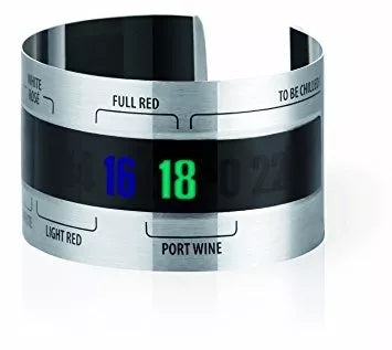 Puikus išradimas visiems vyno gerbėjams! Termometras vynui