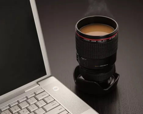 Puodelis "Objektyvas"