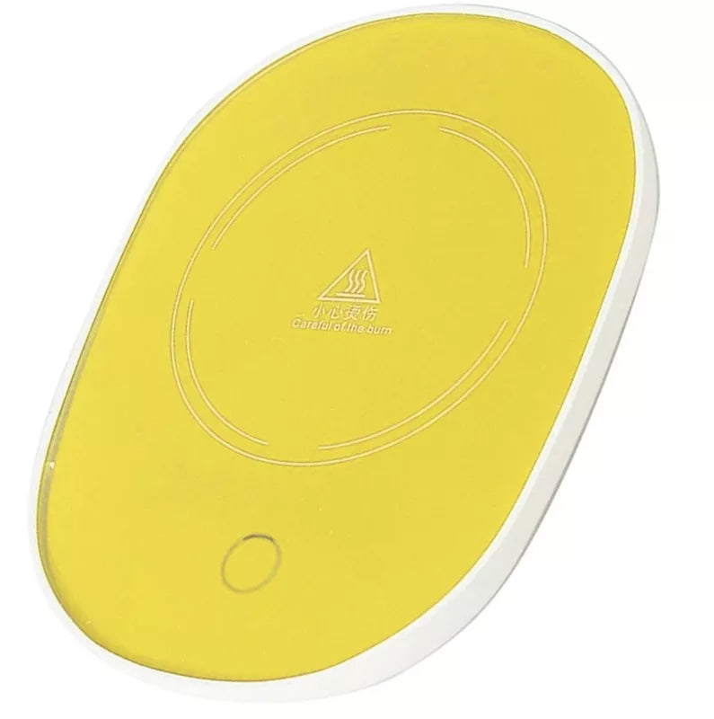 Elektrinis Puodelio Šildytuvas + Puodelis, Geltonas