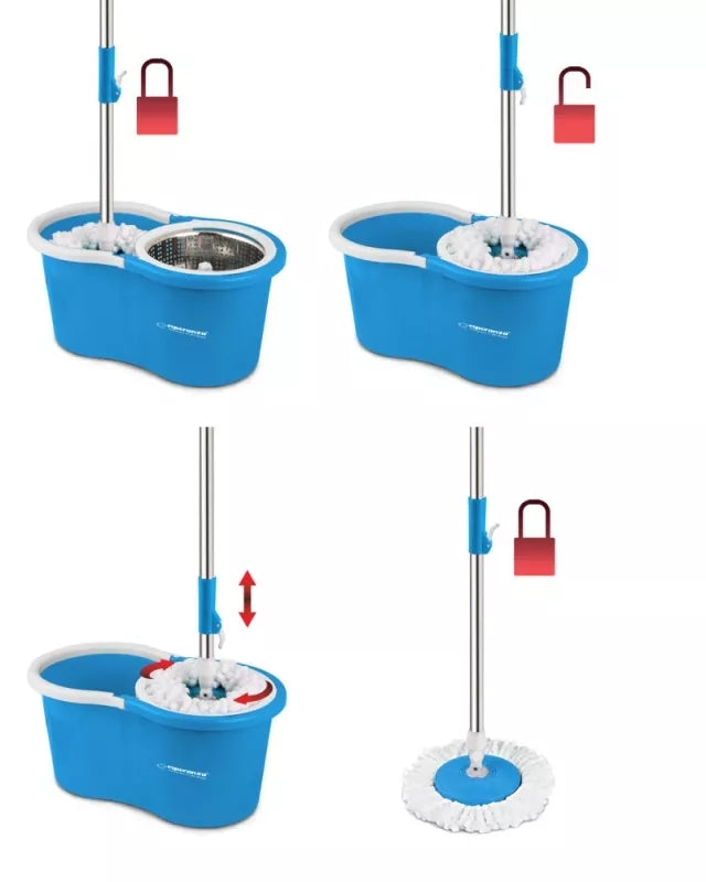 Grindų Plovimo Šluota Su Kibiru Esperanza