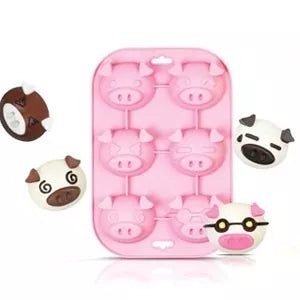 "SiliconeZone" silikoninės formelės "Dideli paršiukai"