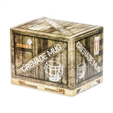 Granatos formos puodelis "Danger", 460 ml