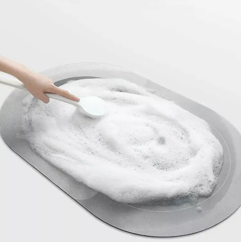 Greitai Džiūsantis Vonios Kilimas, Juodas, 60 x 40 cm