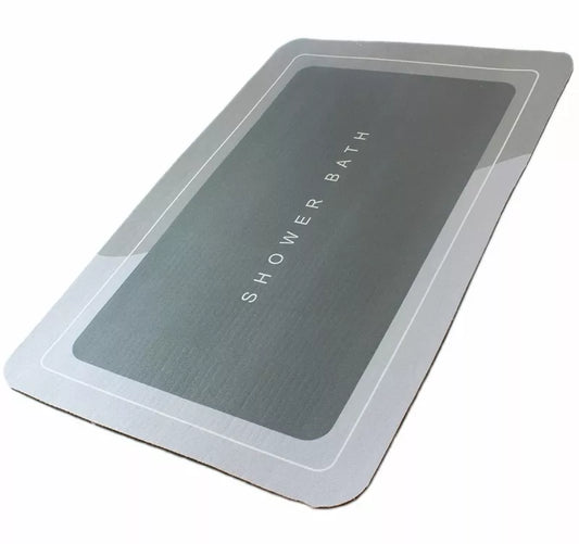 Greitai Džiūstančis Vonios Kilimėlis, 40 x 60 cm, Pilkas