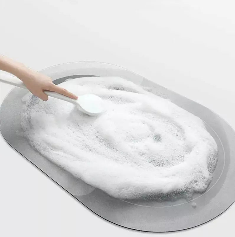 Greitai Džiūstančis Vonios Kilimėlis, 40 x 60 cm, Pilkas