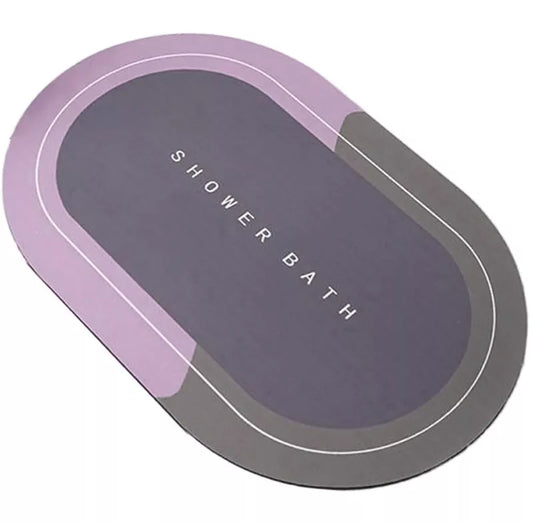 Greitai Džiūstanis Vonios Kilimėlis, Violetinis, 60 x 40 cm