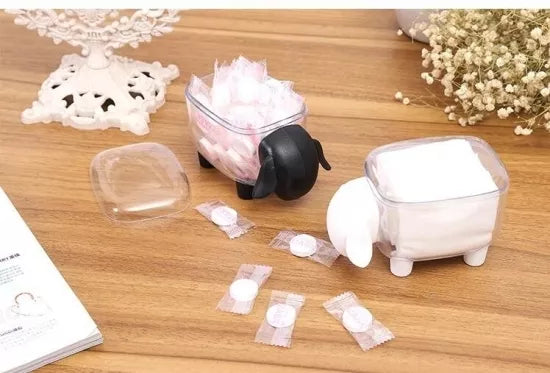 Indelis su dangčiu "Avelė", 12 x 7 x 7,5 cm (baltas)