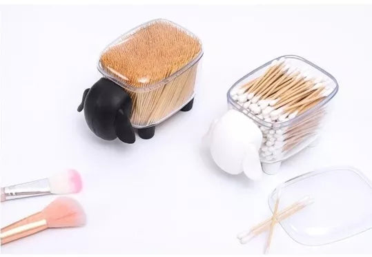 Indelis su dangčiu "Avelė", 12 x 7 x 7,5 cm (baltas)