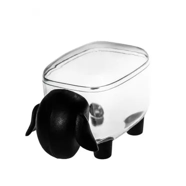 Indelis su dangčiu "Avelė", 12 x 7 x 7,5 cm (juodas)