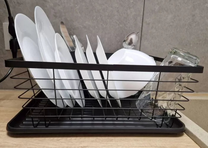 Indų Džiovyklė, 36 X 30,5 X 14 Cm, Juoda