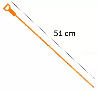 Įrankis vamzdžių valymui, 5 x 51 cm