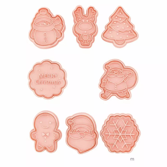 Kalėdinių Sausainių Kepimo Formelės, 8 vnt