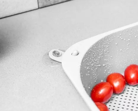 Kampinis sietelis vaisiams ir daržovėms plauti, 26 x 14 x 8,5 cm