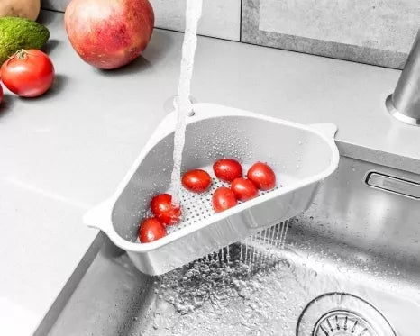 Kampinis sietelis vaisiams ir daržovėms plauti, 26 x 14 x 8,5 cm