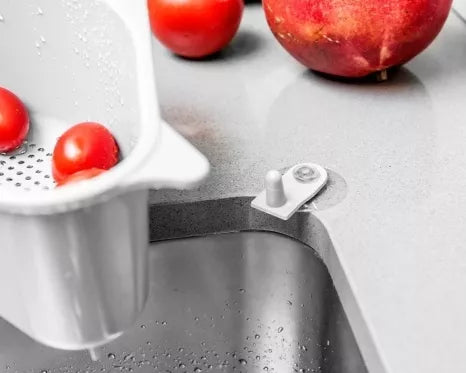 Kampinis sietelis vaisiams ir daržovėms plauti, 26 x 14 x 8,5 cm