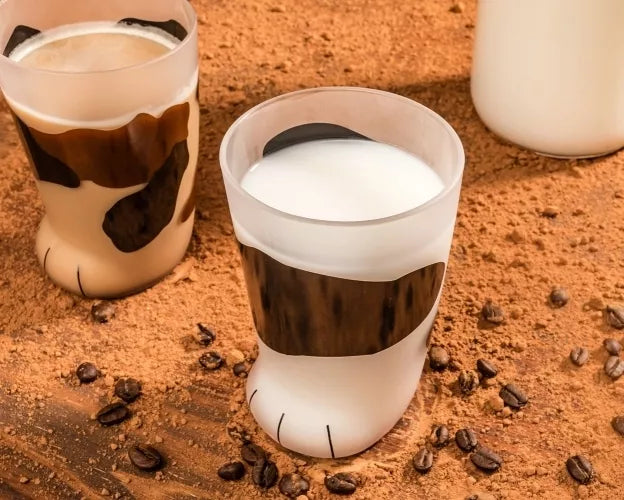 Katino Letenėlės Stiklinė, Balta/juoda