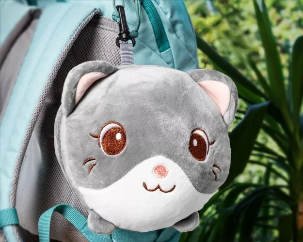 Kelioninė Pagalvė Su Akių Kauke Katinas