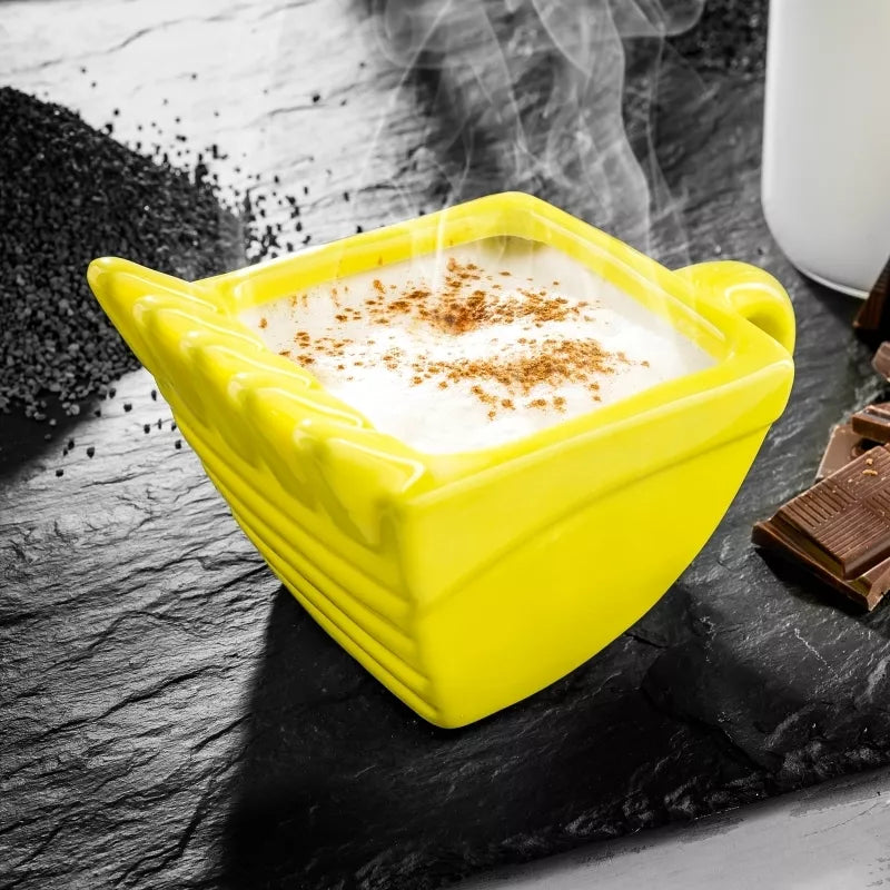 Keraminis Puodelis - Kaušas, Geltonas