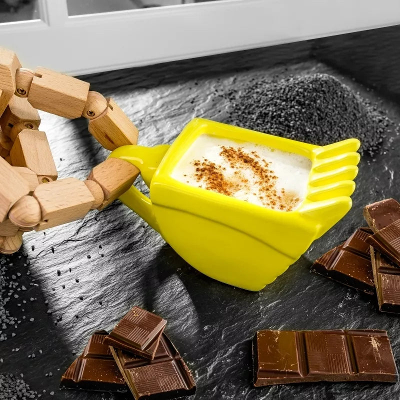 Keraminis Puodelis - Kaušas, Geltonas