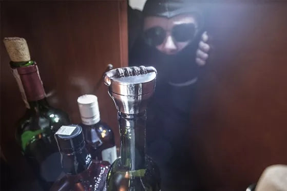 Keturių skaičių kombinacijos butelio užraktas, 5 x 6,9 cm