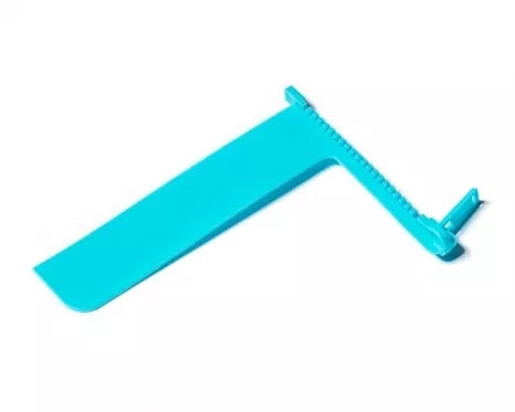 Knygos skirtukas "Užtrauktukas" (mėlyna)