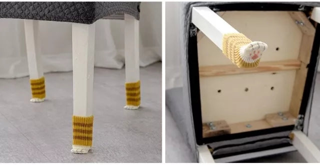 Kojinės baldų kojoms "Katės pėdutės", 4 vnt