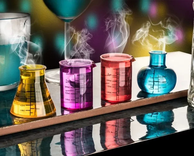 Kolbų Stikliukai, 4 Vnt.