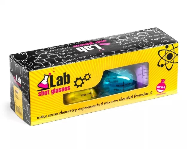 Kolbų Stikliukai, 4 Vnt.