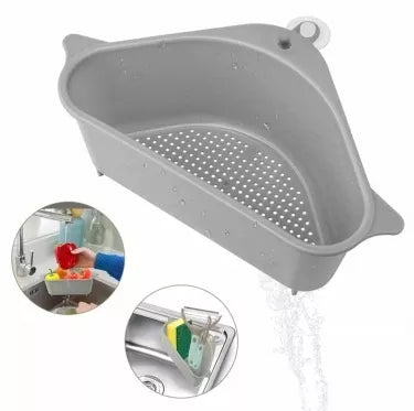 Kriauklės lentynėlė su siurbtukais, 9 x 14 x 21 cm