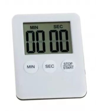 Laikmatis su magnetu, 7 x 5 x 1 cm (baltas)