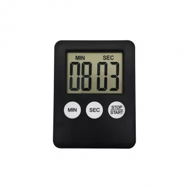 Laikmatis su magnetu, 7 x 5 x 1 cm (juodas)