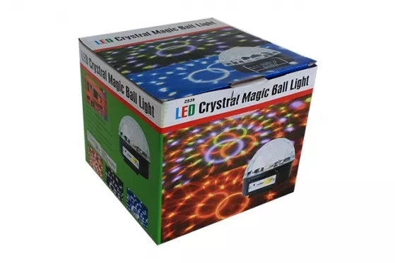 LED diskotekos lempa su garsiakalbiu, 18 W