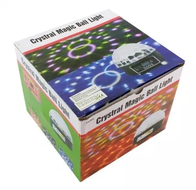 LED diskotekos lempa su garsiakalbiu ir belaidžio ryšio sąsaja, 18 W