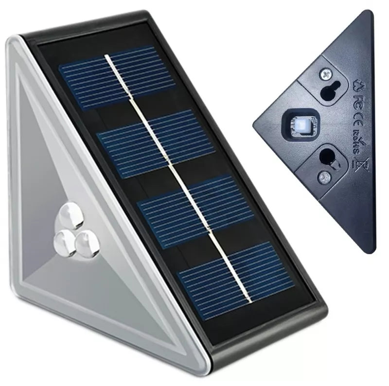 LED Šviestuvai Laiptams Su Saulės Baterijomis, 2 vnt