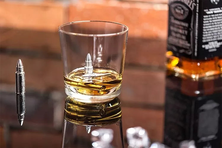 Ledo Kubeliai Kulkos, Sidabriniai, 4 Vnt.