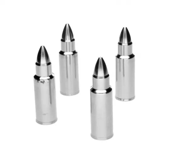 Ledo Kubeliai Kulkos, Sidabriniai, 4 Vnt.