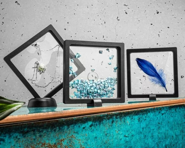 Levituojantys Rėmeliai,juodi, 3 Vnt.