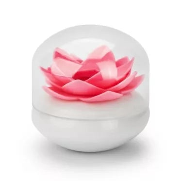 Lotuso formos ausų ir dantų krapštukų laikiklis, 8 x 6 cm (rožinė)