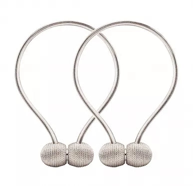 Magnetinis užuolaidų laikiklis, 2 vnt (šviesiai rudas)