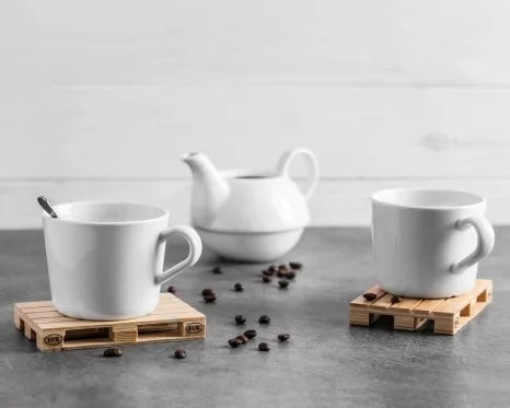 Mediniai padėkliukai "Paletės", 4 vnt