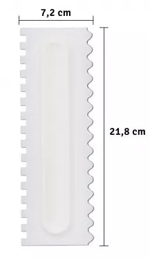Mentelė su dantukais tortų dekoravimui, 21,8 x 7,2 cm