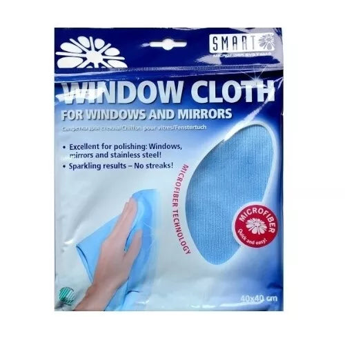 Mikropluošto šluostė langams valyti Smart Window Cloth