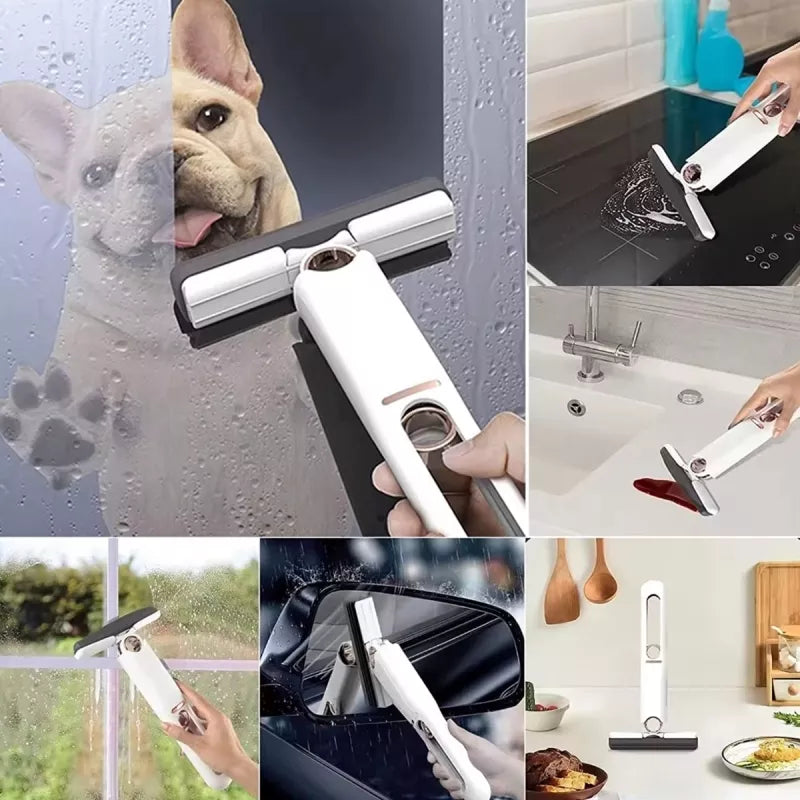 Mini Langų Ir Lentynų Šluostė Su Keminę Ir Gręžtuvu