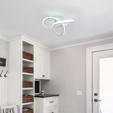 Modernus pakabinamas LED šviestuvas, 24 W (baltas)