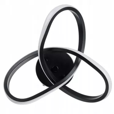 Modernus pakabinamas LED šviestuvas, 24 W (juodas)