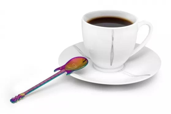 Nerūdijančio plieno gitaros formos šaukšteliai, 3 vnt