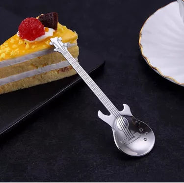 Nerūdijančio plieno gitaros formos šaukšteliai, 3 vnt