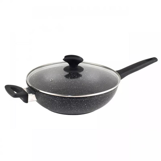 Pans Russell Hobbs Rh00488Mob 28 cm Marble Wok - Black