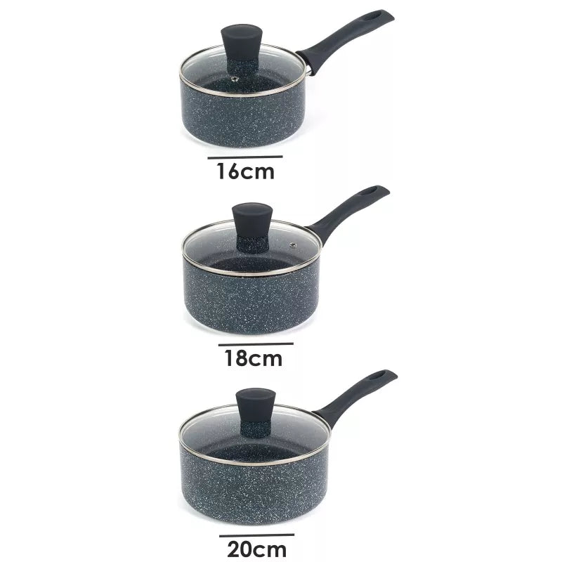 Pans Russell Hobbs Rh00844Eu7 Nightfall Stone Saucepan, 16 Cm
