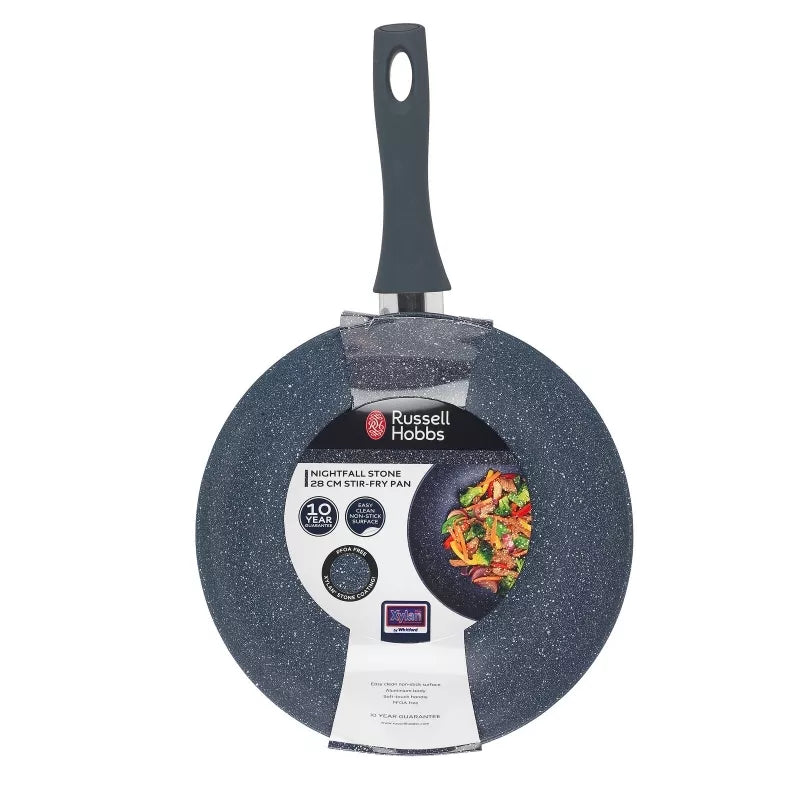 Pans Russell Hobbs Rh00851Eu7 Nightfall Stone Stirfry, 28 Cm